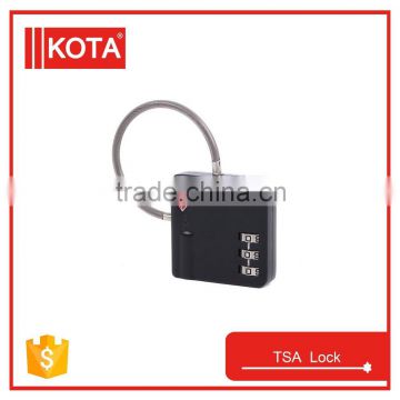 TSA Safty Luggage Cable Combination Lock