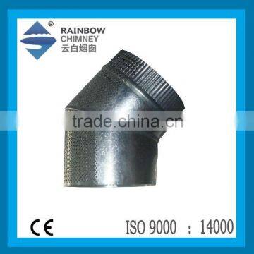 CE Stainless Steel Single Wall Chimney Flue Pipe Stove Pipe Fireplace Flue Kit photo-4