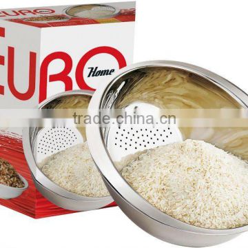 Kitchen Rice Colander Stainless Steel