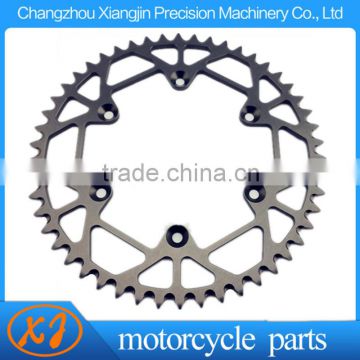 7075 T6 Aluminium Alloy Rear Sprocket Wheel 49T 520 Chain