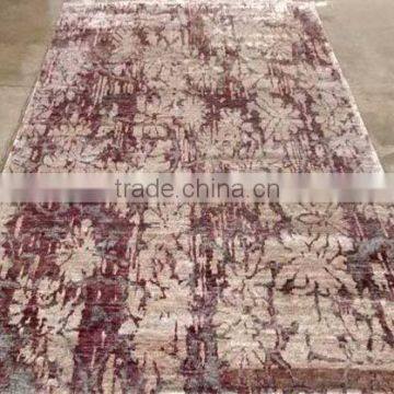 Indo Nepali Hand Knotted 10/32 Art Silk Carpets