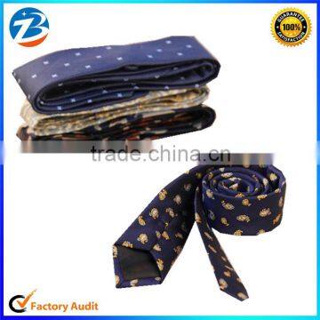 Factory Sale Polyester Silk Custom Fashion Men Ties