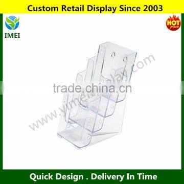 4 Tier Tri Fold Brochure Holder Lucite YM6-396