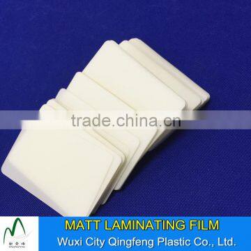 100mic Thermal Laminating Pouches 54*86mm Hot Matte Laminating Sheets For Credit Card