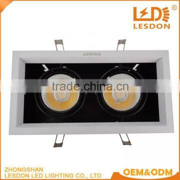 Aluminum Lamp Body Material and Led Light Source Square Recessed Spot Lights Replace Metal Halogen Lamp photo-4
