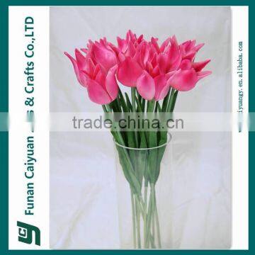 China natral real touch tulip handmade decoration artificial flower drawing