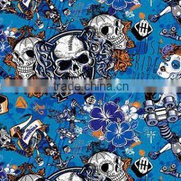Wholesale Skull Pattern Water Transfer Printing Film/ Hydrographic Film GWD058 WIDTH 50CM photo-6