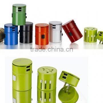 dual usb universal travel adapter