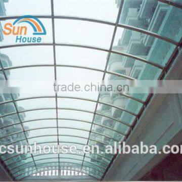 transparent plastic roof