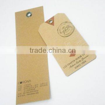 Kraft Custom Metal Eyelet Hang Tags for Handbags