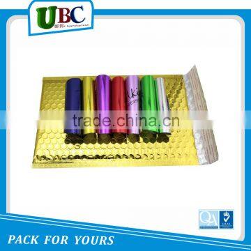 UBC New glitter colorful metallic bubble envelope/bubble mailer