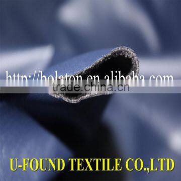 POLYESTER SPANDEX SUPER SOFT VELVET BONDED PU LEATHER FOR GARMENT