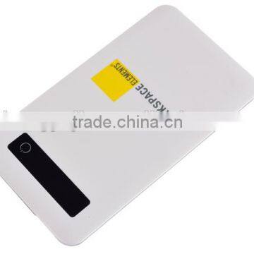 Newest 2500mah super slim power bank portable charger for iphone 6