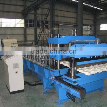 Steel Structural Step Tile Roof Roll Forming Machine Tile Making Machine photo-6