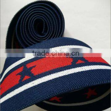 Polyester spandex webbing jacquard elastic waistband