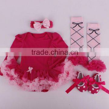 long sleeve cotton solid color baby rompers