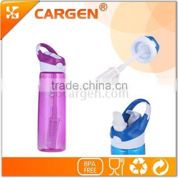 750ml clear plastic straw water bottle wholesale