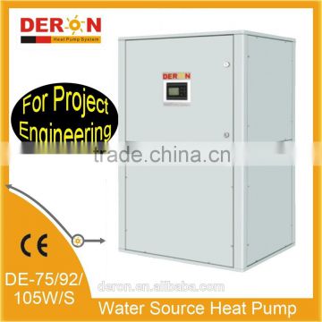 40kw plate heat exchanger water to water water source heat pump