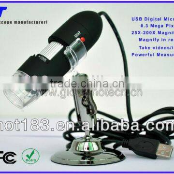 Popular 200 portable USB digital microscope