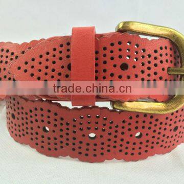 2016 new design belt PU wit pin buckle belts