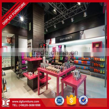 Attractive modern cosmetic shop layout interior design