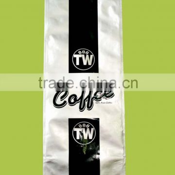 Wholesale aluminum foil side gusset coffee packaging bag