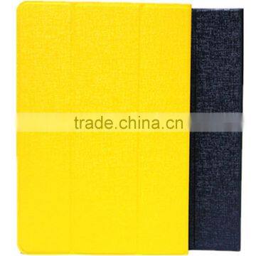 Two Side Silicone Leather Three Folder Rotating Stand Leather Case for Tablet pc photo-4