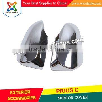 TOYOTA PRIUS C SIDE MIRROR COVER ABS CHROME CAR ACCESSORIES SIDE MIRROR FOR TOYOTA PRIUS C