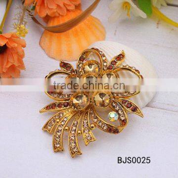 Wholesale vintage bridal jewelry rhinestone flower thailand brooch