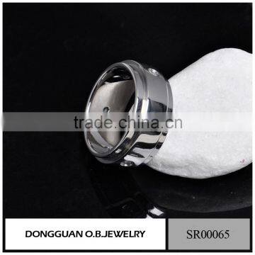 Fashionable Jewelry Men's Ring With White Gold Color /Stainless Steel Ring Designs photo-4