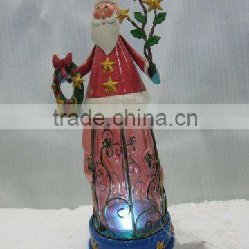 christmas santa claus with led light