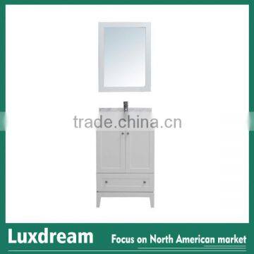 24" white elegant bathroom vanity china supplier for USA