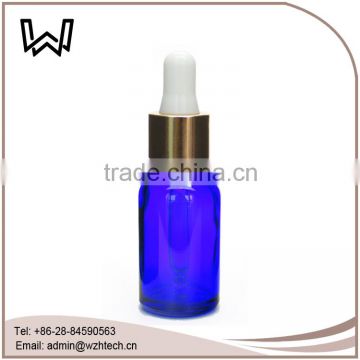 15ml cobalt blue glass bottle with dropper