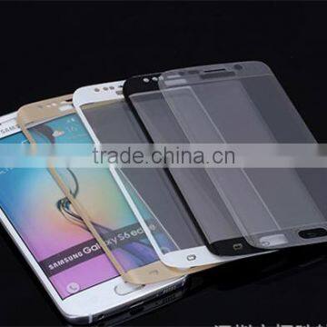 color tempered glass screen protector full cover for samsung s6 edge