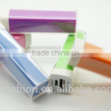 Mobile phone universal usb powerbank, external power charger, 2600mah power bank