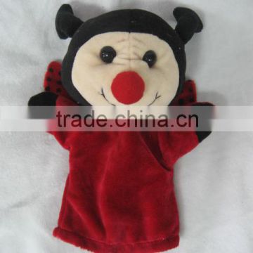 Wholesale plush scarab hand puppet/ custom plush animal hand puppet