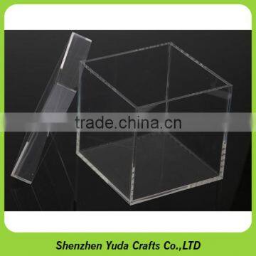 10x10x10cm acrylic favor box display dustproof toy cube