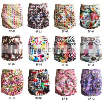 Environmental Friendly good quality cute fashion baby pocket modern cloth diaper with insert