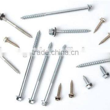 Hex Flange Head Wood Screws Type 17 With PVC Washer Series photo-4