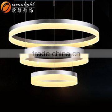 Modern Simple Acrylic LED Circle Pendant Light 1 Tier Ceiling Lights OXD8815-40+60+80