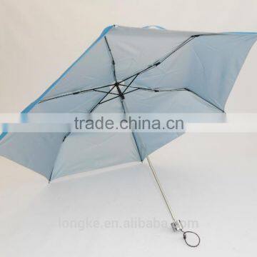 19"*6K Shining Silver Coating 3 Fold Pencil Pocket Umbrella photo-3