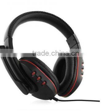 new Gaming Headset for PS4 Voice Control wired HI-FI sound quality Black+Red