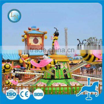 Theme Park Amusemetnt Kids Animated Games Rotary Bee Ride