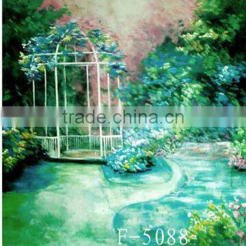 Muslin Scenery Background Hand Painted Backdrop