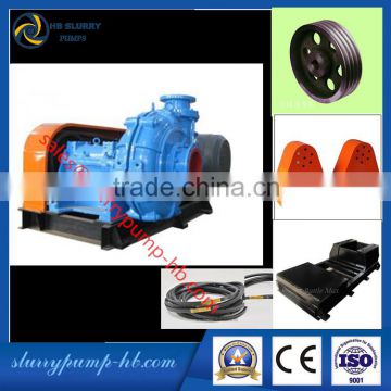 CAH slurry pump handling hot caustic slurry in an alumina plant