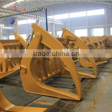 Customized PC75UU-3 Excavator Log Grapple, PC75 Wearable Log Fork for sale