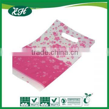 Color Printing Plastic Reusable Die Cut Poly Shopping Bags photo-6