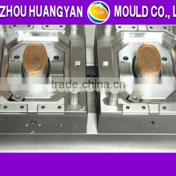 2 cavity thin wall container mold