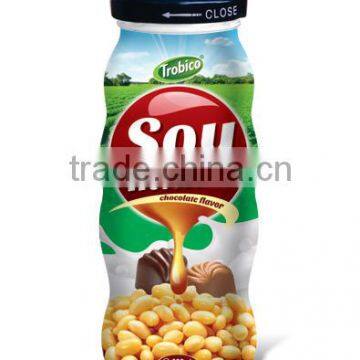 Chocolate Soy Milk Drink 300 ml glass bottle