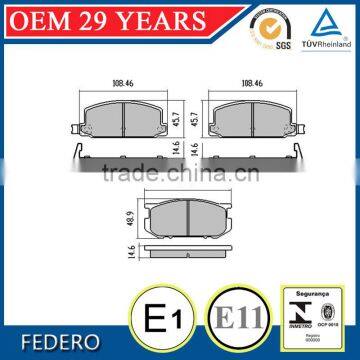 ceramic formula D189-7113 72519-1074 car brake pad